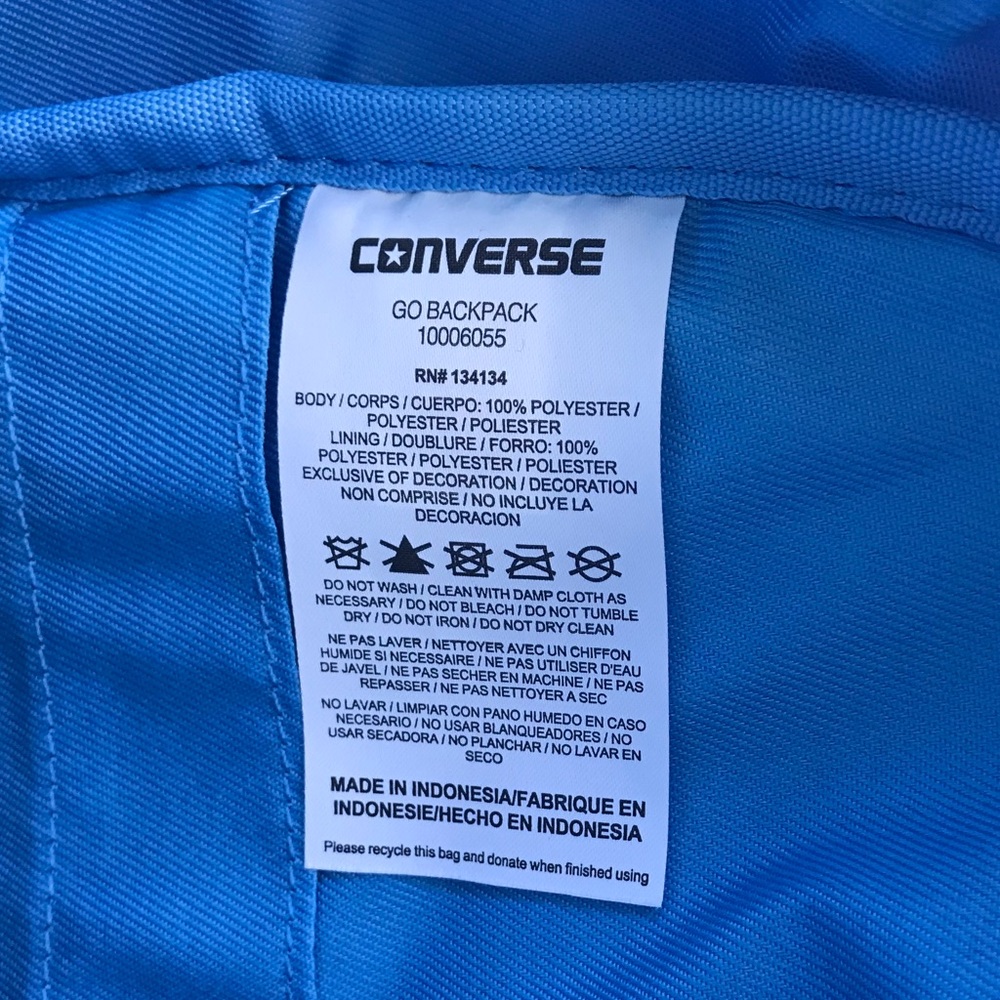 NWT Converse Go Backpack Tie Dye AUTHENTIC - Picture 5 of 5